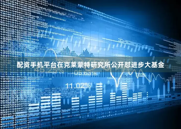 配资手机平台在克莱蒙特研究所公开怼进步大基金